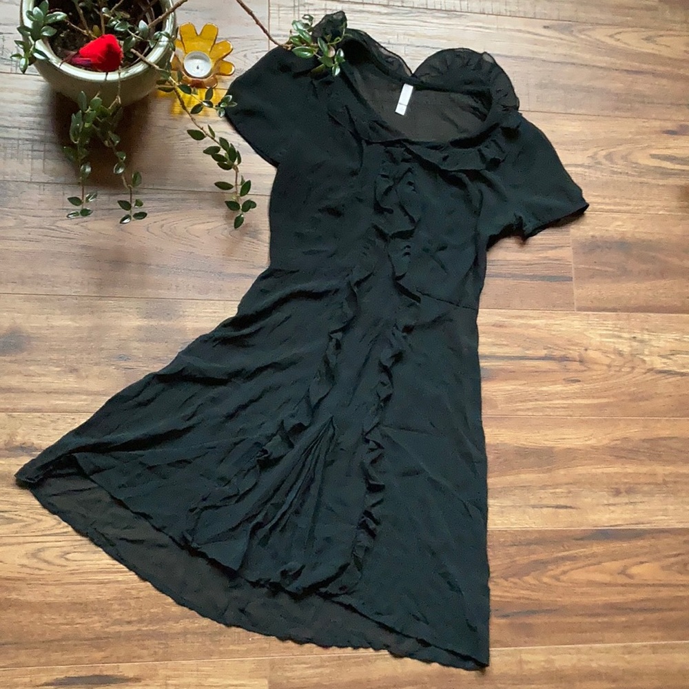Sheer Black Dress
